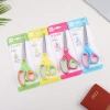 Factory direct supply of stainless steel TPR office and household scissors, student hand-cut paper scissors, rubber and plastic rubber-coated metal stationery scissors Specification image